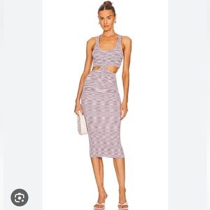 Simkhai Colleen Tank Dress in Lavender Space Dye